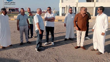 جولة تفقدية لرئيس جهاز القري السياحية لمتابعة الخدمات بمراقيا