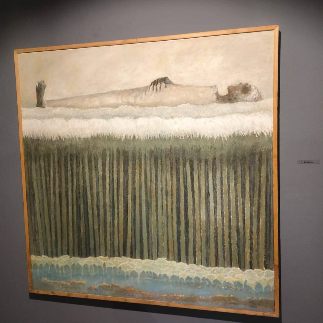 «شعبيات» مصرية وروحانيات الحج في معرض فني بالقاهرة 3 1735569608 424 شعبيات مصرية وروحانيات الحج في معرض فني بالقاهرة