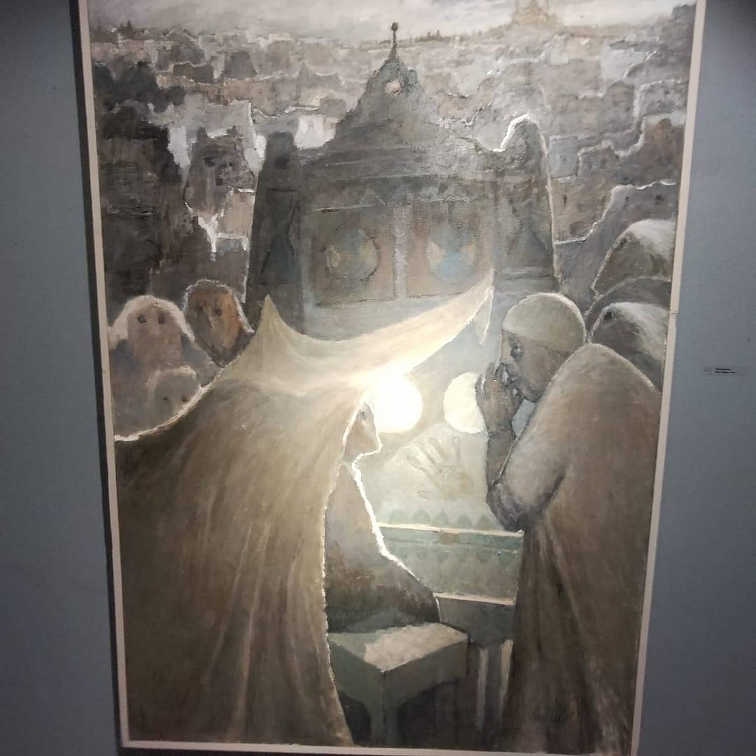 «شعبيات» مصرية وروحانيات الحج في معرض فني بالقاهرة 6 1735569609 404 شعبيات مصرية وروحانيات الحج في معرض فني بالقاهرة