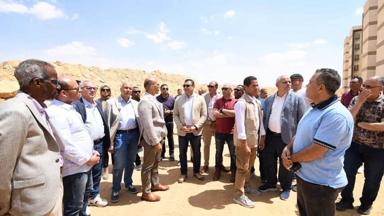 «الشربينى» يتفقد مشروع «سكن مصر» بأرض المعارض بالقاهرة الجديدة