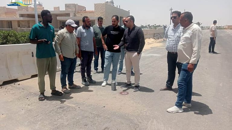 رئيس جهاز  القري السياحية يتابع أعمال رفع كفاءة وتطوير محطة المعالجة (102) وكوبرى “3”