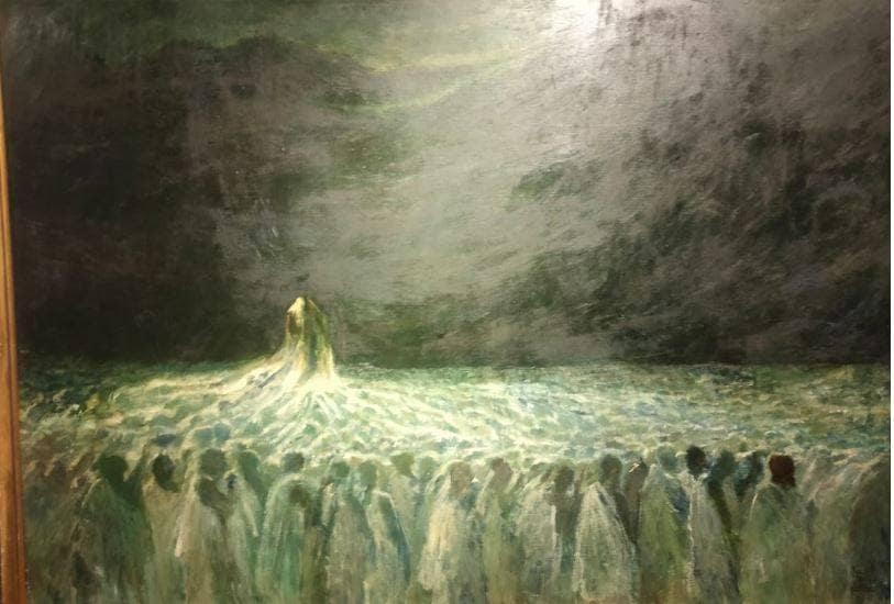 «شعبيات» مصرية وروحانيات الحج في معرض فني بالقاهرة 5 1735569609 362 شعبيات مصرية وروحانيات الحج في معرض فني بالقاهرة